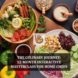 The Culinary Journey: 12-Month Interactive Masterclass for Home Chefs